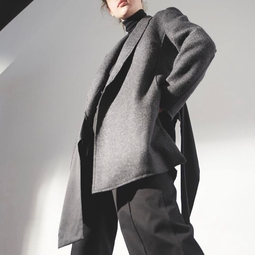 Thakoon | Herringbone Wrap Tie Jacket
